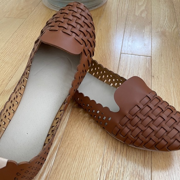 BNWT 💯 leather handmade khussa tan flats jutti - Picture 6 of 7